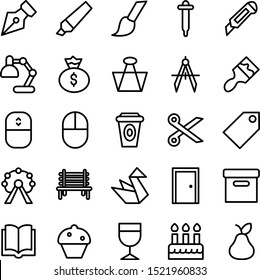 illustration of Art icon set