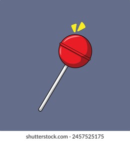 illustration art red candy vector