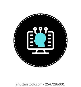 An illustration of a Artificial Intelligence icon