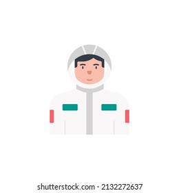 illustration of the astronaut, astronaut icon vector.