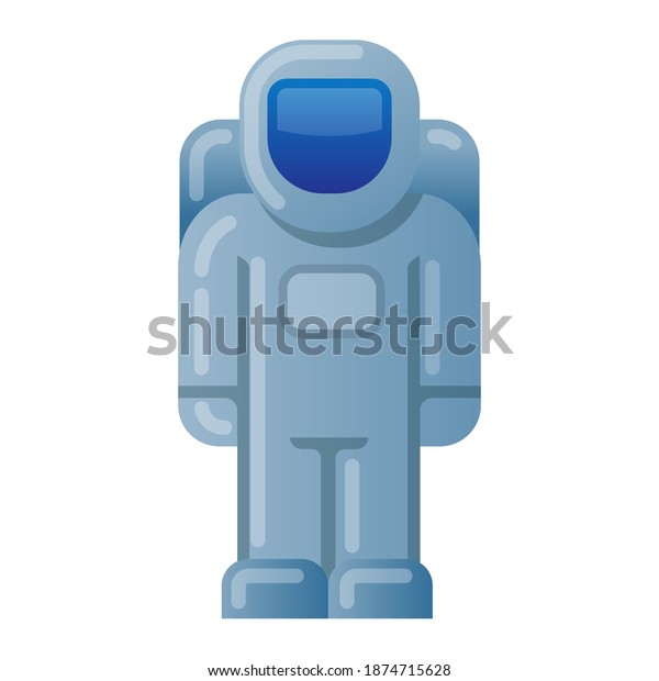 Illustration Astronaut Space Suit Icon Stock Vector (Royalty Free ...