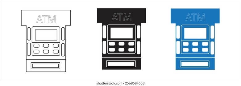 illustration of an ATM icon