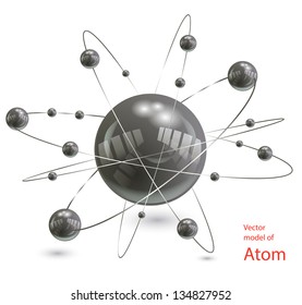 Illustration - Atom symbol