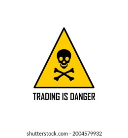 illustration of august trading danger warning signs