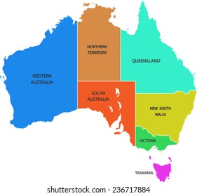 16,123 Australian Map Vector Images, Stock Photos & Vectors | Shutterstock