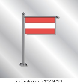 Illustration of Austria flag Template