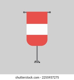 Illustration of Austria flag Template