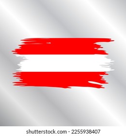 Illustration of Austria flag Template
