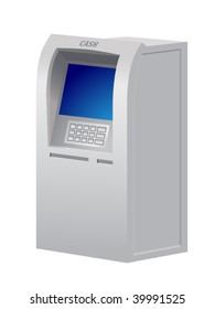 Illustration of the automatic teller machine