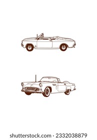 Illustration of Automobile, Cars, and vehicle vector templates