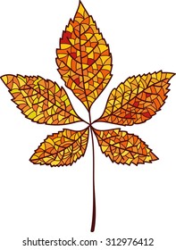 illustration autumn leaf 