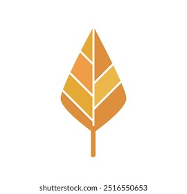 Illustration of an autumn leaf vector