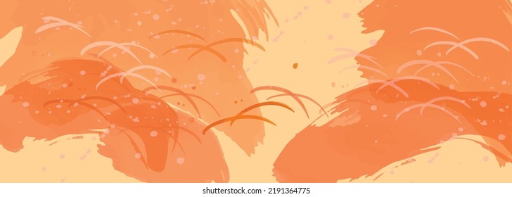 Illustration of autumn leaves, Japanese style background