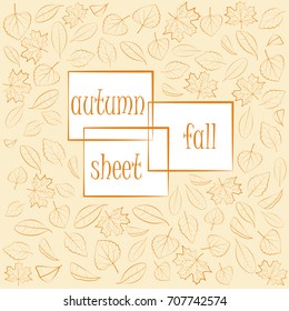  illustration of autumn, sheet, fall