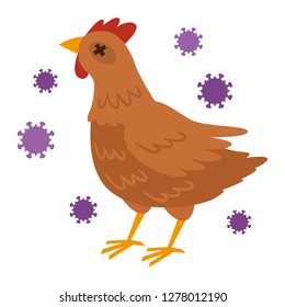 Illustration Of Avian Influenza