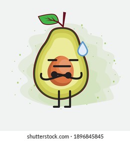 Eine Illustration von Avocado Cute Vector