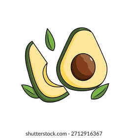 Die Illustration von Avocado Fruit