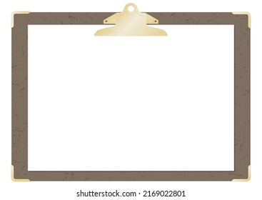 Illustration of B5 vertical format binder