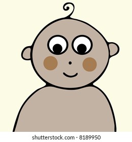 Illustration of a baby