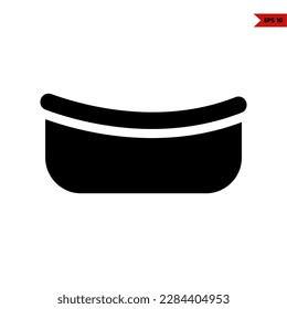 illustration of baby bathtub glyph icon