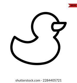 illustration of baby bathtub line icon