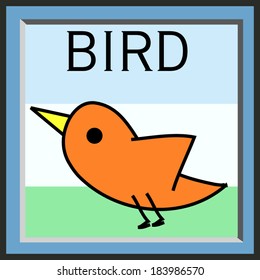 illustration baby bird cartoon vector file