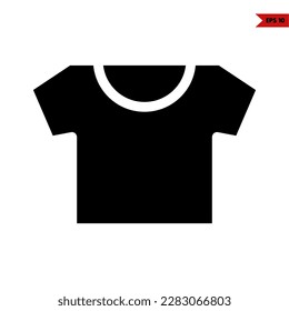 illustration of baby clothes glyph icon