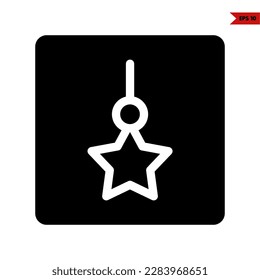 illustration of baby decoration glyph icon