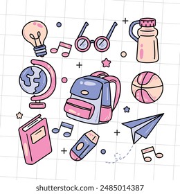 Illustration for back to school season