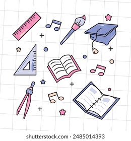 Illustration for back to school season
