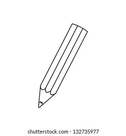Illustration of back to school, school supplies, vector illustration