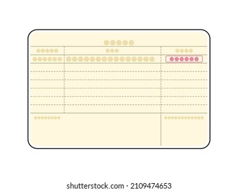 Illustration of the back of the Special Permanent Resident Certificate Card.