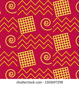 The illustration is a background, abstract, of spirals, squares. Background for project, presentation, business.