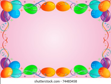 illustration background with air ball