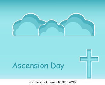 Illustration of background for Ascension Day