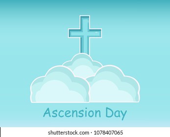 Illustration of background for Ascension Day