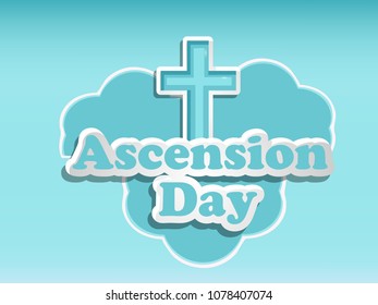 Illustration of background for Ascension Day