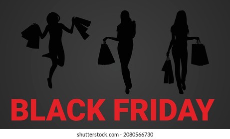 Illustration background black Friday super sale