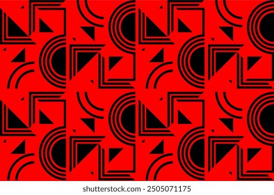 illustration background of black and red style made by coreldraw