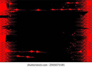 illustration background of black and red style made by coreldraw