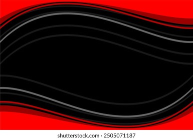 Ilustración de fondo de estilo negro y rojo hecha por Coreldraw