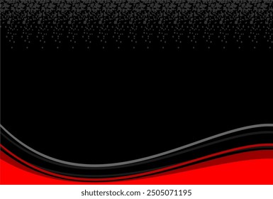 illustration background of black and red style made by coreldraw