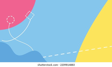 illustration of an background with bubbles