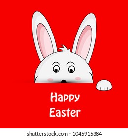 Illustration of background with Bunny for the occasion of Easter