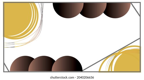 illustration of a background , chocolate easter card