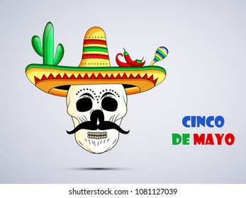 Illustration of background for Cinco De Mayo
