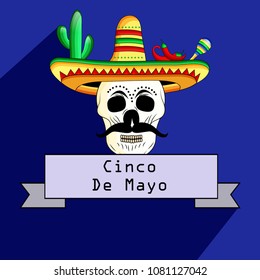 Illustration of background for Cinco De Mayo