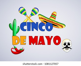 Illustration of background for Cinco De Mayo