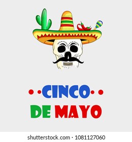 Illustration of background for Cinco De Mayo