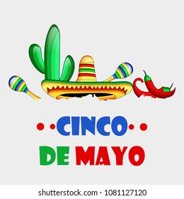 Illustration of background for Cinco De Mayo